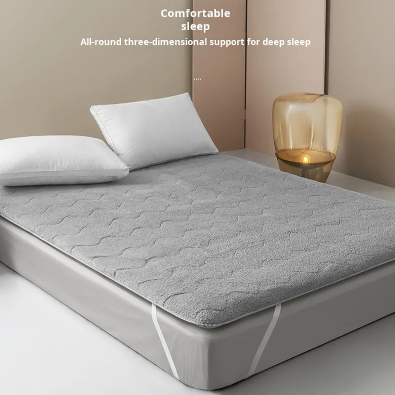 Household Thick and warm lamb wool mattress Foldable tatami mattress Household Thick and warm lamb wool mattress Foldable tatami mattress