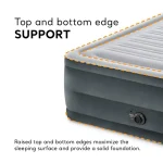 22in Queen High-Rise Inflatable Air Mattress with Built-in Pump, Dura-Beam Comfort Plush for Travel Camping, 600lb Capacity 2