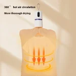 Multifunctional Clothes Dryer Portable Folding Clothing Dryer Hot Air Quick Dryershoe  Machine Mini Compact  In Hotel Home 4