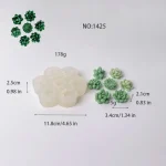 7Pcs Flower Silicone Molds 3D Rose Peony Chocolate Cake Baking Mold Handmade Candle Soap Gypsum Resin Handicraft Making Tools 3