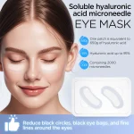 Microneedle Eye Patches Mask Korean Skin Care Hyaluronic Acid 1-10PCS for Anti Wrinkle Aging Dark Circle Eyes Mask Moisturizing 6