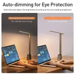 Baseus LED Desk Lamp Eye Protection Study Dimmable Office Light Foldable Table Lamp Smart Adaptive Brightness Bedside Read Lamp 5