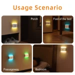 Portable Night Lamp with Handle, Touch Switch & Dimmable, Type-C Charging Table Lamp, Restaurants, Bedroom, Outdoor 5