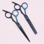 6'' Hair Scissors Professional Cutting Shears Thinning Hairdressing Razors Com Set Salon Barber & Home Japan Steel Dropshipping 3