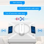 Window Cleaning Robot Liectroux YW509, 4-Way Water Spray,Home Glass Floor Wall Robot Window Cleaner,Laser Sensor,Smart Navigate 5