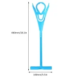 1 PC Flexible Sock Stocking Aid  Injuries Supplies Elderly Helper Wearing Sock Aids Unique Cradle Design Portable Plastic System 4