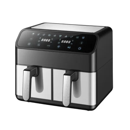 New Double-pot Air Fryer, Large Capacity, 8L, Double-bin, Electric Frying Pan Multifunctional Double-barrel Household Air Fryer