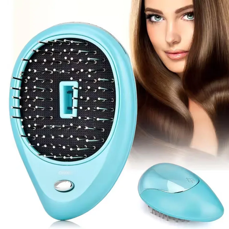 Hot Selling Battery Negative Ion Massage Comb Portable Negative Ion Massage Scalp Hair Brush To Relax The Scalp Hot Selling Battery Negative Ion Massage Comb Portable Negative Ion Massage Scalp Hair Brush To Relax The Scalp