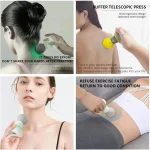 Mini Portable Massage Gun Deep Tissue Percussion Handheld Muscle Massager for Athletes Body Back Pain Relief 6