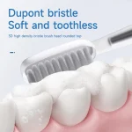 Electric Toothbrush Mental Thin Brush Body Specially for Women Pure Wisdom Beauty Soft DuPont Bristle 5