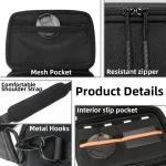 Besnfoto X-01 Hard Shell Waterproof Camera Bag Shockproof Travel Case for DJI Drone DSLR Mirrorless Camera with Custom Dividers 4
