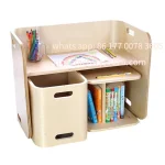 Customizable children's baby table and chair set, study table children's desk simple home desk 2