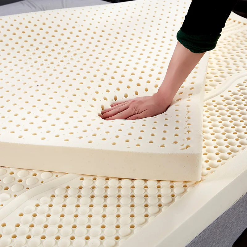 100% Thailand natural latex mattress imported natural rubber pure mattress 1.8m bed 1.5m thickened home dormitory cushion mat 100% Thailand natural latex mattress imported natural rubber pure mattress 1.8m bed 1.5m thickened home dormitory cushion mat