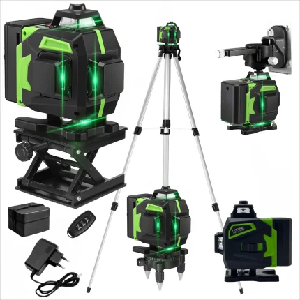 16 Lines Laser Level Green Line SelfLeveling 360 Horizontal And Vertical Professional Building Mini Laser Level