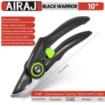 AIRAJ Pruning Shear Garden Tools Labor Saving Scissors Gardening Plant Sharp Branch Pruners Protection Hand Durable 2