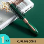 Oval Round Scalp Massage Air Cushion Comb, Anti-Static Exfoliating Salon SPA Hair Styling Tool 6