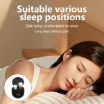 Super bass Sleep Headphones Wireless Bluetooth Earphones With Mic Sports Earbuds Noise Reduction Mini HD Headset For Smart Phone 2