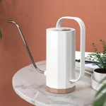 1000ml Flower Spray Pot Stainless Steel Curved Mouth Watering Can Household Removable Nozzle Multi-function for Bonsai Succulent