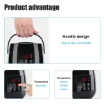 500ml Wax Heater Machine for Hair Removal Wax Melting Warmer Pot with LCD Temperature Display Depilatory Waxing Beans Heater 5