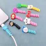 Cartoon Cable Protector For iPhones Android Winder Type-c USB Charging Cord Organizer Headphone Earphone Data Line Protect 4