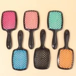 1 piece anti-static tangled hair comb hair massage brush hollow out curly hair brush hair salonhair salon tools