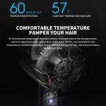 XIAOMI MIJIA Mi Ionic Hair Dryer H300 Quick Dry Negative Ion Hair Care Professional For Home 1600W Electric Hair Dryers Diffuser 4
