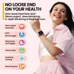 New Zeblaze GTS 3 Voice Calling Smart Watch Ultra-big 2.03'' HD Screen 24H Health Monitor 100+ Sports Modes 200+ Watch Faces 3