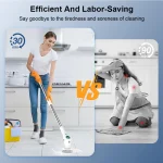 Electric Cleaning Brush 8 in 1 Multifunctional Household Wireless Rotatable Cleaning Brush For Bathroom Kitchen Windows Toilet 2