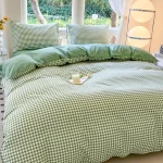 Kawaii Bear Printed Bed Set Floral Duvet Cover Pillowcase Bedding Set Cute Dog Bed Linen Sheet Quilt Cover Full Queen King Size 3