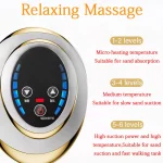 Electric Scraping Massage Cupping Body Massager Vacuum Cans Suction Cup Heating Body Back Neck Arm Guasha Massager 5