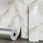 Marble stickers self-adhesive PVC waterproof wall stickers bedroom living room TV background wall decoration wallpaper 2