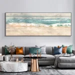 Abstract Beach Landscape Canvas Painting Posters and Prints Modern Wall Art Pictures for Living Room Home Decor Cuadros 4