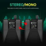 Debra Audio Receiver for ST-102 Stereo Wireless In-Ear Monitor System for Professional Stage recording studio drummer instrument 2