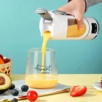 blender juicer Portable Electric Juicer 450ml 8 Blades Travel Juicer Machine Chargeable Shakes Smoothie Blenders Fresh Juice Cup 3