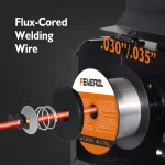 FEMEROL 2 In 1 MIG Welding Machine 130A Portable Gasless Stick ARC MIG Welder 110A IGBT Synergic Flux Core MIG Welder 4