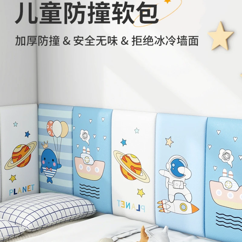 Tatami Headboard Soft Bag Anti-collision Backrest Self-adhesive Wall Sticker Wall Mat Waterproof Moisture-proof Bed Wallpaper Tatami Headboard Soft Bag Anti-collision Backrest Self-adhesive Wall Sticker Wall Mat Waterproof Moisture-proof Bed Wallpaper