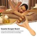 1 PCS Wooden Massage Roller, Instantly Self Massage Waist, Thigh, Legs, Hands, Full Body Roller Tool Massager DIY Maderotherapy 5
