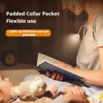Mini LED Reading Book Light Table Lamp 3 Modes Adjustable Eye Protection Clip-On Study Reading Lamp for Travel Bedroom Book 4