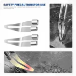 Upgraded 220W / 50W Plastic Welder 2 in 1 Plastic Welding Kit Hot Stapler Soldering Gun Car Bumper Repair Kit for Plastic Repair 3