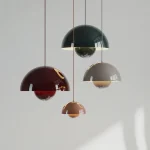 23cm Creative Chandelier Bedroom Study Restaurant Pendant Lights Decorative Lamp Multi-color Optional Modern Bud Indoor Lighting 2