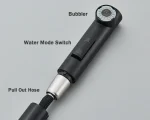 Black Pull Out Kitchen Sink Faucet Two Model Stream Sprayer Nozzle Stainless Steel Hot Cold Wate Mixer Tap Deck 3
