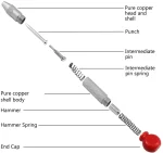 Automatic Center Punch Automatic Metal Punch Tool Woodworking Tools Loaded Marker Wood Chisel Joinery Carpenter Tool 3