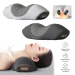 Electric Neck Massager Pillow Cervical Stretcher Heating Vibration Massage Back Traction Orthopedic Sleeping Pillows Support 3