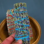 Lavender Incense Sticks Organic White Sage Sticks Natural Lavender Fragrance Stick for Indoor Purification 4