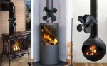 Magnetic Heat Powered Wood Stove Fan for Chimneys and Pipes Efficient Heat Circulation Suitable for Wood/Log Burner/Fireplace 5