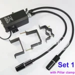 6W 6500K Dual LED Gooseneck Lights Illuminator Lamp F Industry Stereo Microscope Camera Magnifier Column Table Anti Glare Solder 6