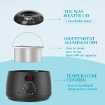 500ml Big Size Wax Heater Machine for Hair Removal Wax Beans Warmer with Digital Display Screen Depilatory Wax-melting Pot 5