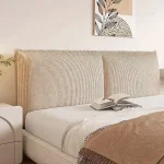 European Corduroy Bed Headboards for Bedroom Soft Backrest New Headboards Stylish Multifunctional Bedroom Furniture for Home ZZ 4