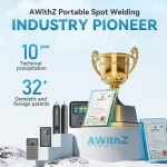 AWithZ 90 Gears Adjustable Spot Welder Portable Handheld Spot Welding Machine Energy Storage Spot Welding DIY for 18650 Battery 5