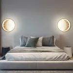 New Arrival Viral Moon LED Wall Lamp - Nordic Luxury Waterproof Light for Bedroom Bedside Wall Stairwell Porch Ceiling Lighting 2